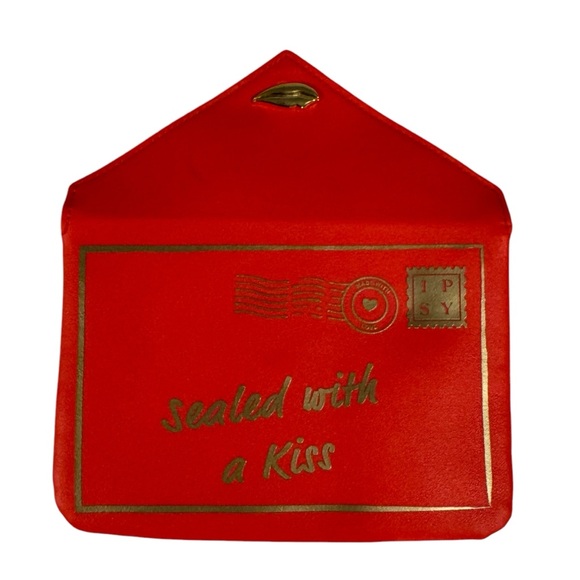 Retired IPSY Sealed with a Kiss Cosmetics Bag - Picture 3 of 7